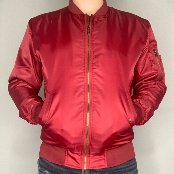 Red ASSTSERIES Bomber Jacket (NEVER WORN) - Picture 2 of 3
